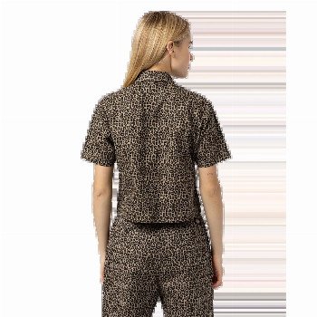 Dickies SILVER FIRS SHIRT IN LEOPARD