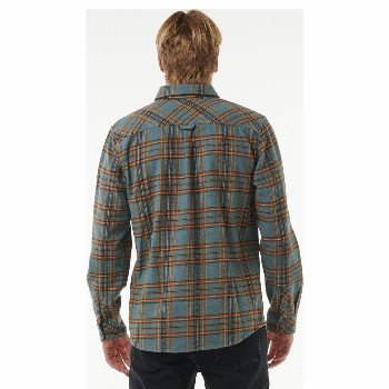 Rip Curl GRIFFIN FLANNEL SHIRT IN BLUESTONE