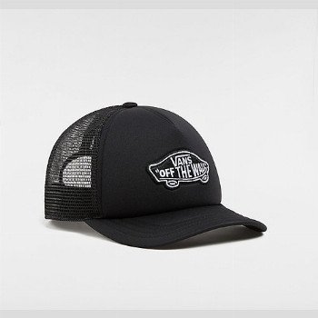 Vans KIDS CLASSIC PATCH CURVED BILL TRUCKER HAT (BLACK) YOUTH BLACK