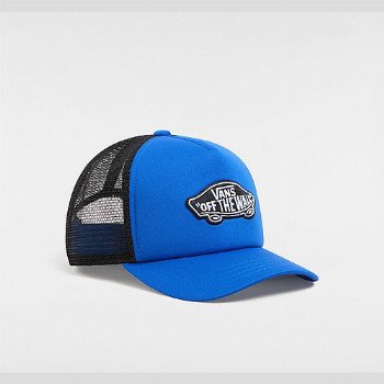 Vans KIDS CLASSIC PATCH CURVED BILL TRUCKER HAT (SURF THE WEB) YOUTH BLUE