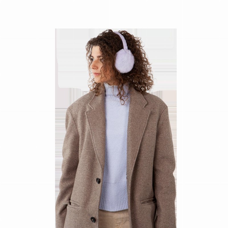 Plush Earmuffs in Lilac