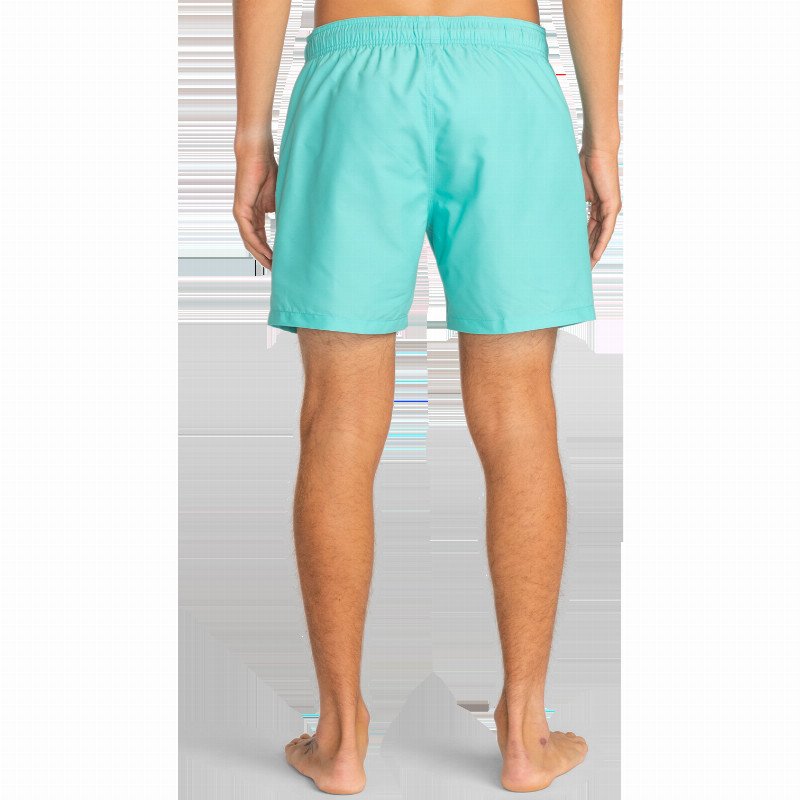 All Day Layback Swimshorts in Poolside Blue