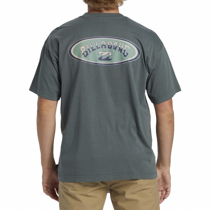 Arch Wave OG T-Shirt in Slate Green