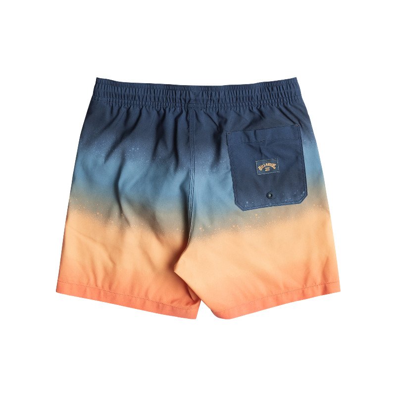 Boys All Day Fade Volley Shorts in Coral