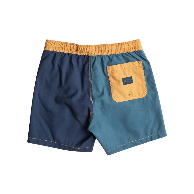 Boys All Day Interchange Volley Shorts in Denim Blue