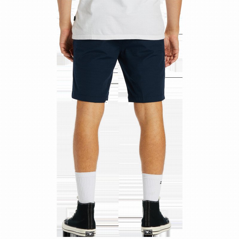 Crossfire Solid Walkshorts in Navy