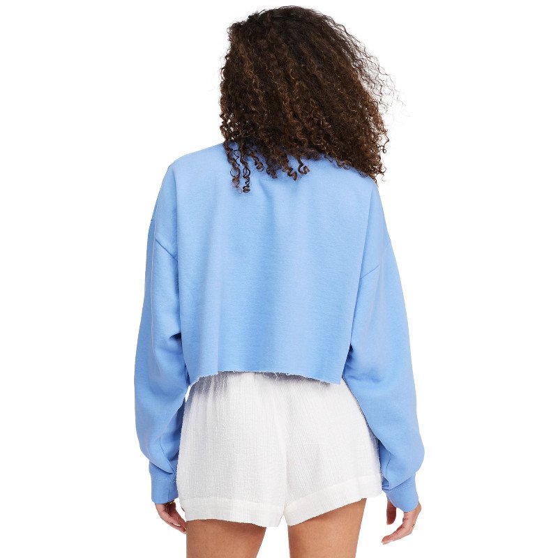 Hey G'Day Cropped Sweatshirt in Surfside