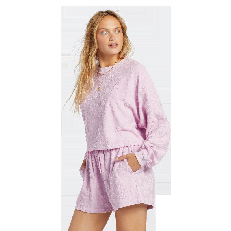 Loosen Up Sweatshirt in Lilac Smoke