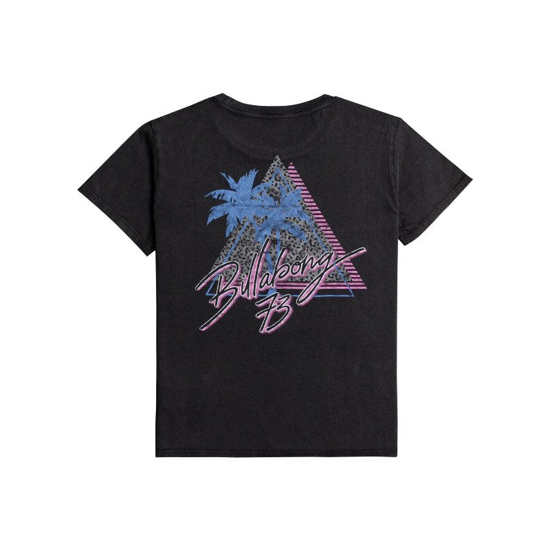 Neon Garden T-Shirt in Off Black