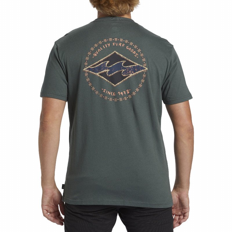 Rotor Diamond T-Shirt in Slate Green