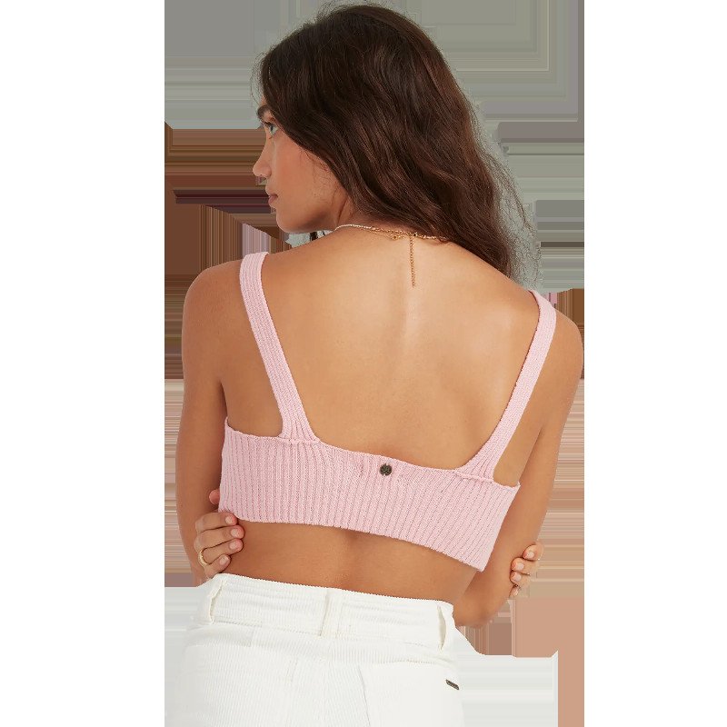 Sandstorm Knit Top in Pale Pink