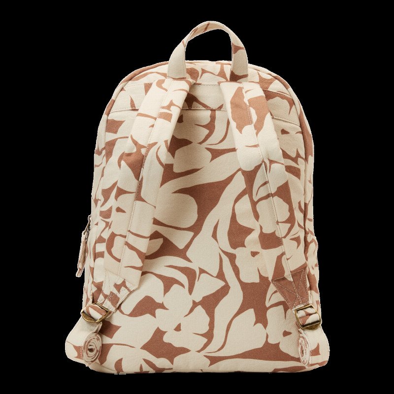 Schools Out Canvas Backpack in Sandalwood