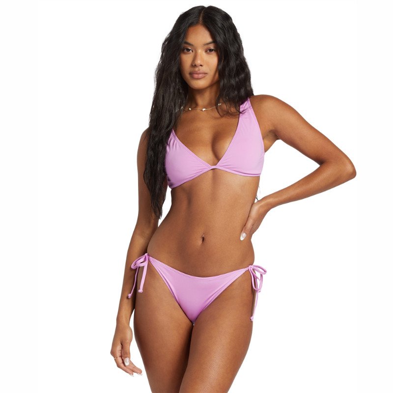 Billabong Sol Searcher Tie Side Tropic Bikini Bottoms - Lush Lilac