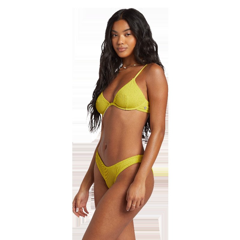 Summer High Reese Underwire Bikini Top in Tart Lime