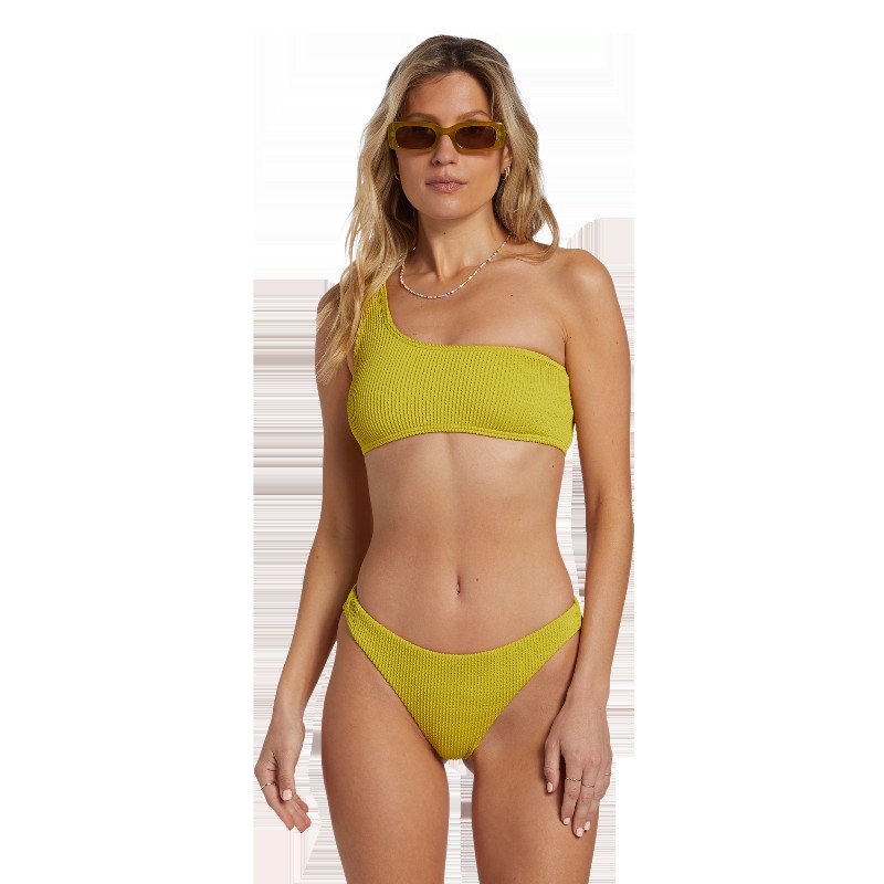 Summer High Tanga Bikini Bottoms in Tart Lime