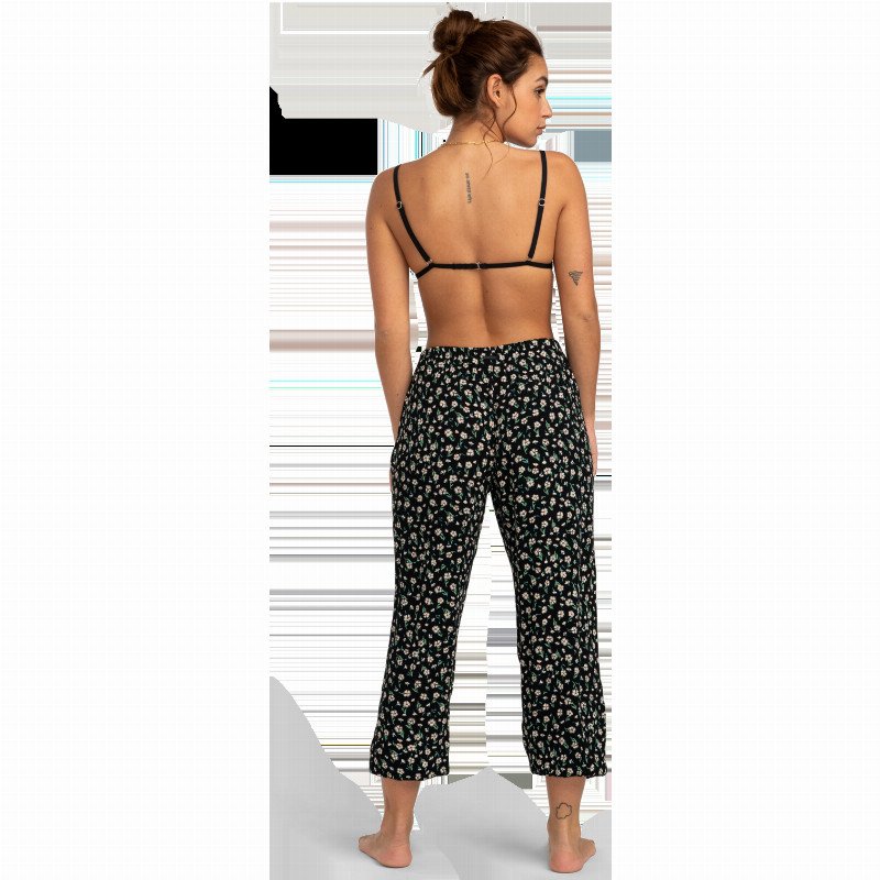 Sweet Surf Trousers in Off Black