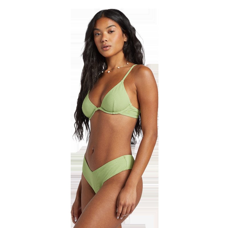 Tanlines Fiji Bikini Bottom in Palm Green