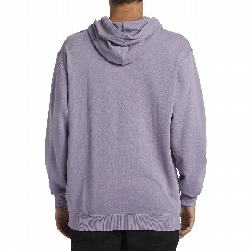 Wave Washed Hoodie in Purple Ash