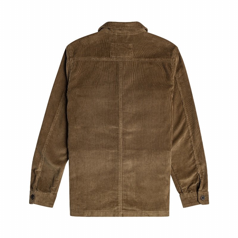 Wildwood Corduroy Overshirt in Otter