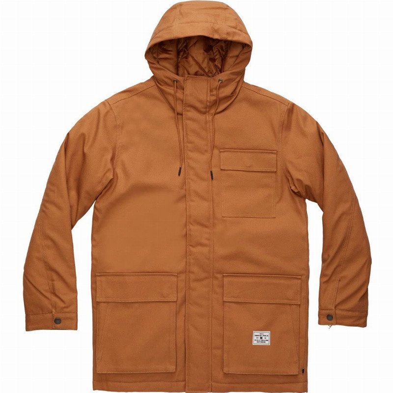 DC Men's Canondale - Hooded Parka for Men Windbreaker