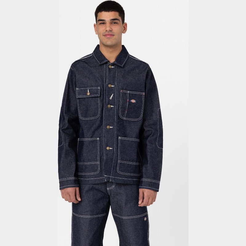 DENIM 100 ANNIVERSARY CHORE JACKET MAN RAW