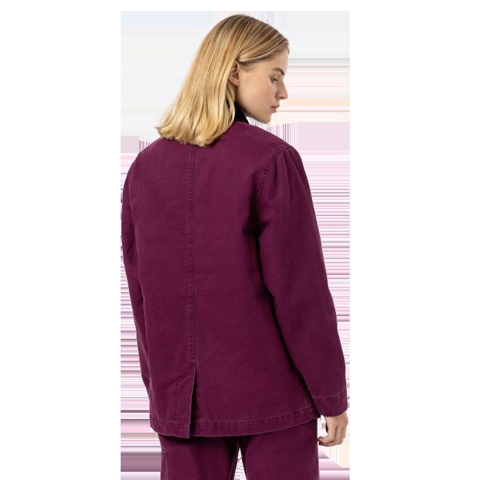 Duck Canvas Chore Jacket in Grape Wine