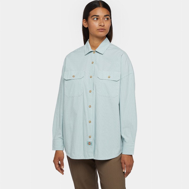 Dickies Florence Shirt Woman Light Blue 