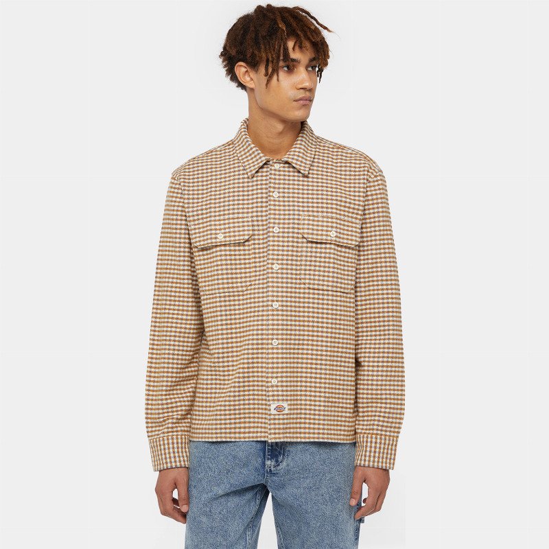 Dickies Frenchtown Shirt Man Whitecap Grey 