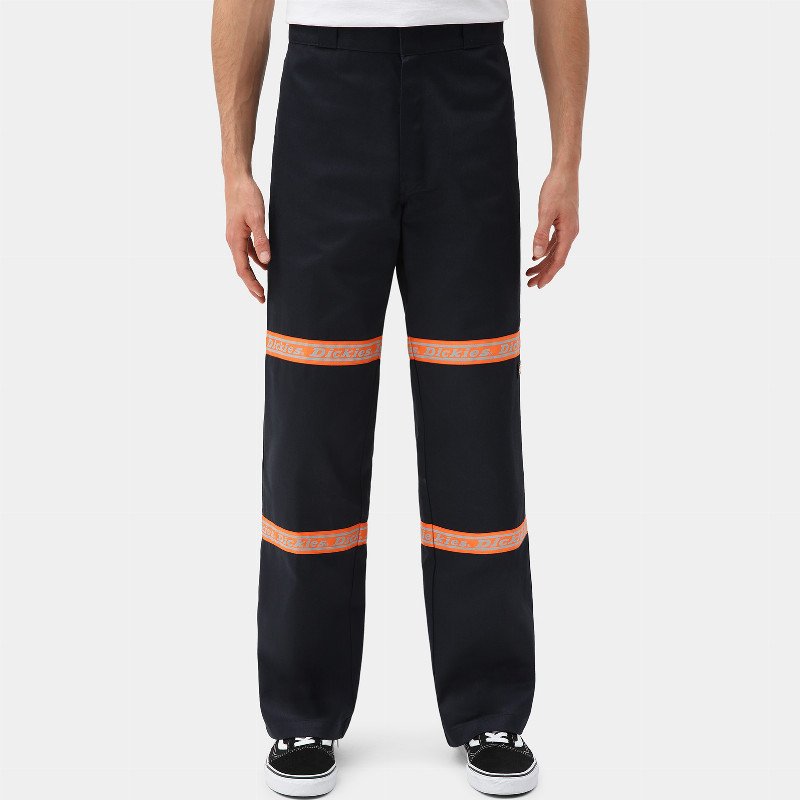 Dickies Gardere Double Knee Reflective Tape Unisex Dark Navy