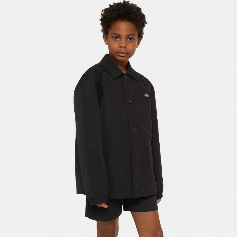 Dickies Kids' Oakport Coach Jacket Unisex Black 