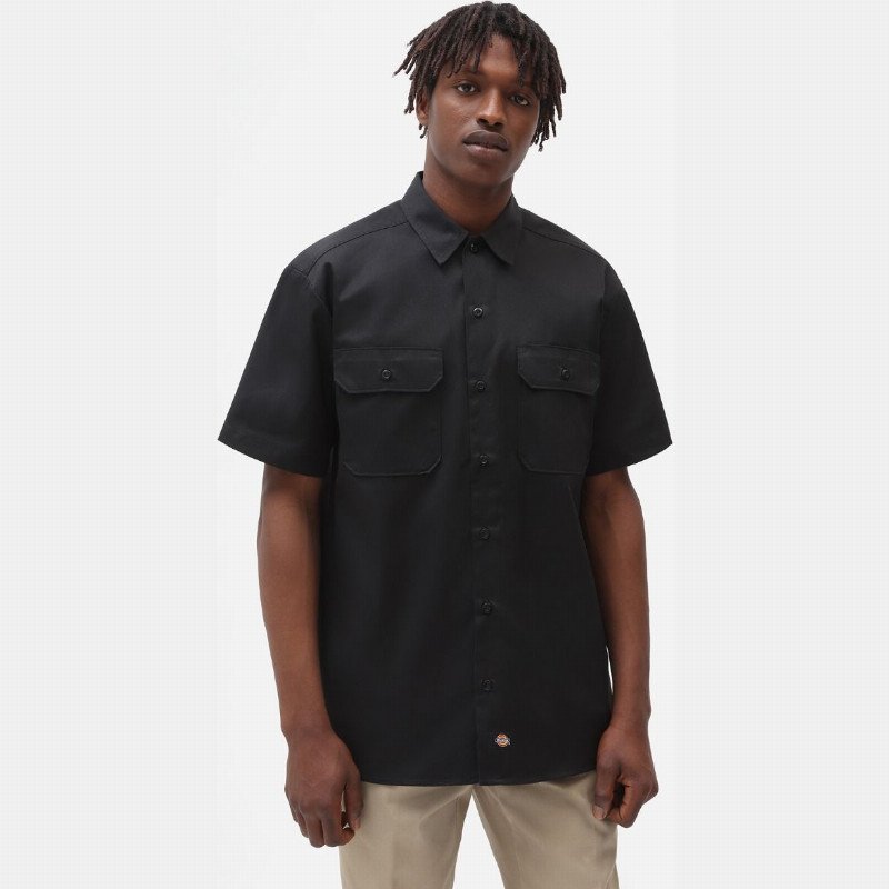 Dickies Short Sleeve Work Shirt Man Black 