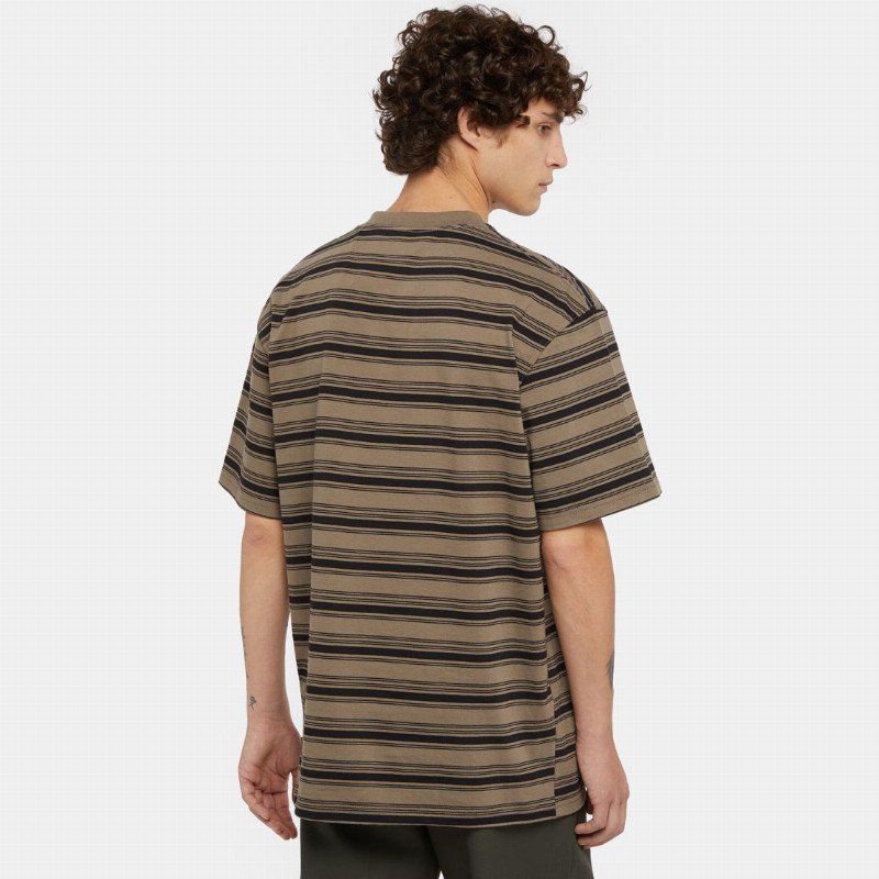 Stevensville Stripe T-Shirt in Mushroom