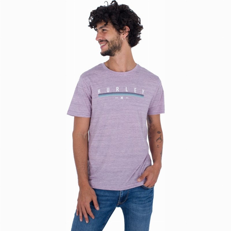 Hurley 3 Step T-Shirt - Chalk Pink Heather