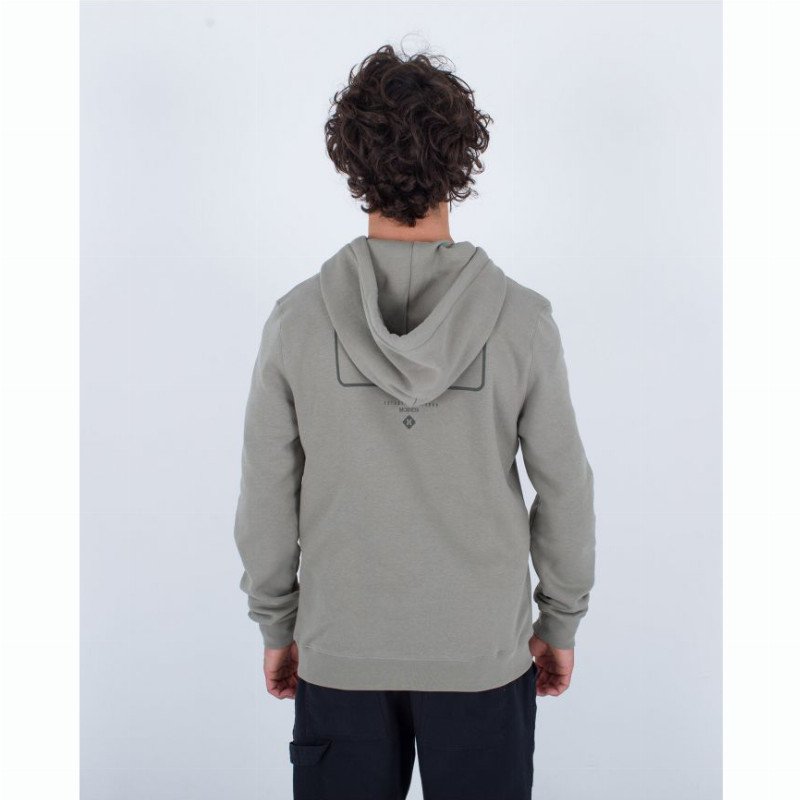 Laguna Zip Hoodie in Army