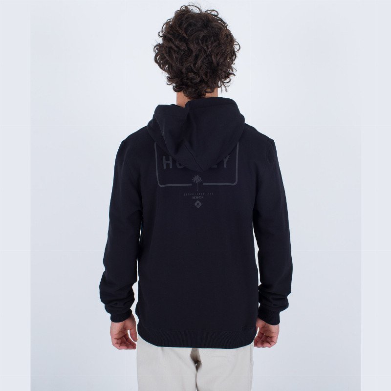 Laguna Zip Hoodie in Black