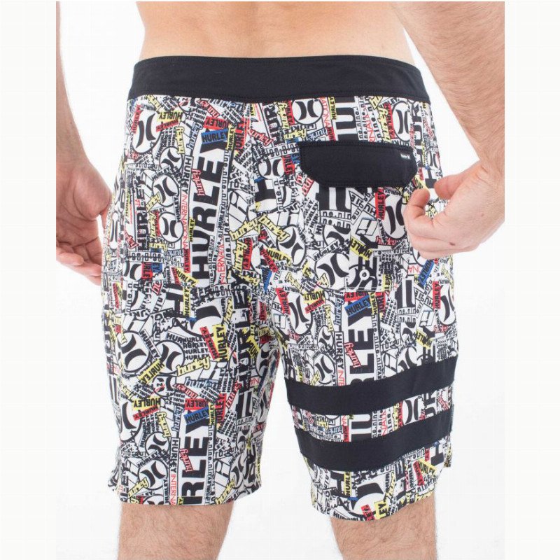 Phantom Eco 25th Block Party Boardshorts in Barely Bone