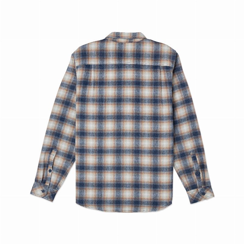 Portland Wool Flannel Shirt in Iron Ore