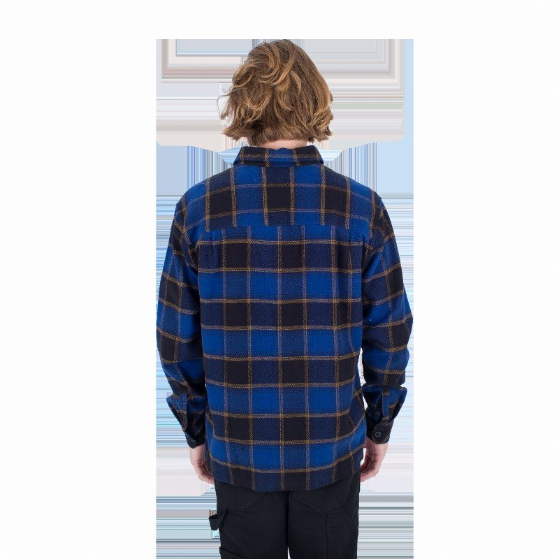 Santa Cruz Shoreline Flannel Shirt in Blue Void