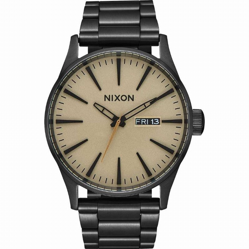 Nixon A356 1439 00 SENTRY SS BLACK KHAKI IP WATCH