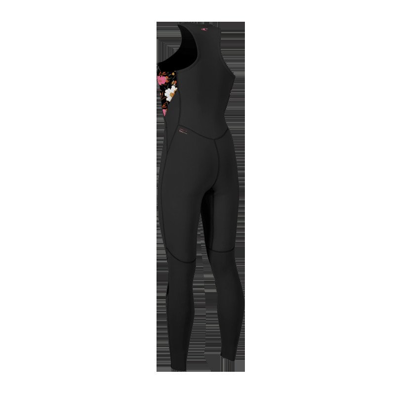 Bahia 1.5mm Front Zip Long John Wetsuit in Black, Blue & Black