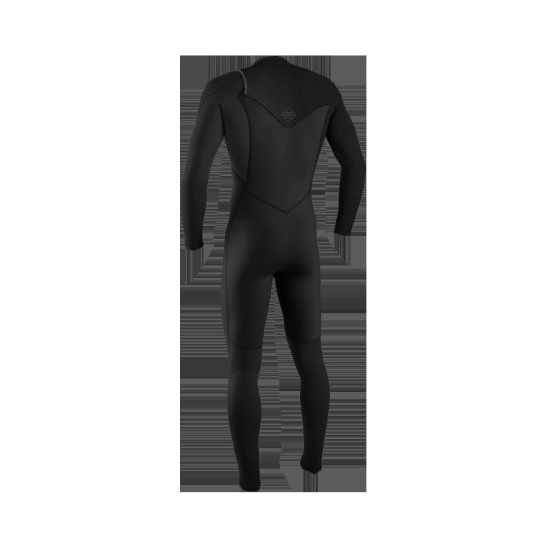 HyperFreak 5/4mm+ Chest Zip Wetsuit in Black