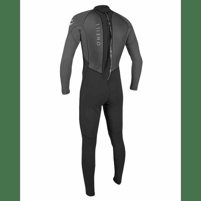 Reactor-2 3/2mm Back Zip Wetsuit in Black & Graphite