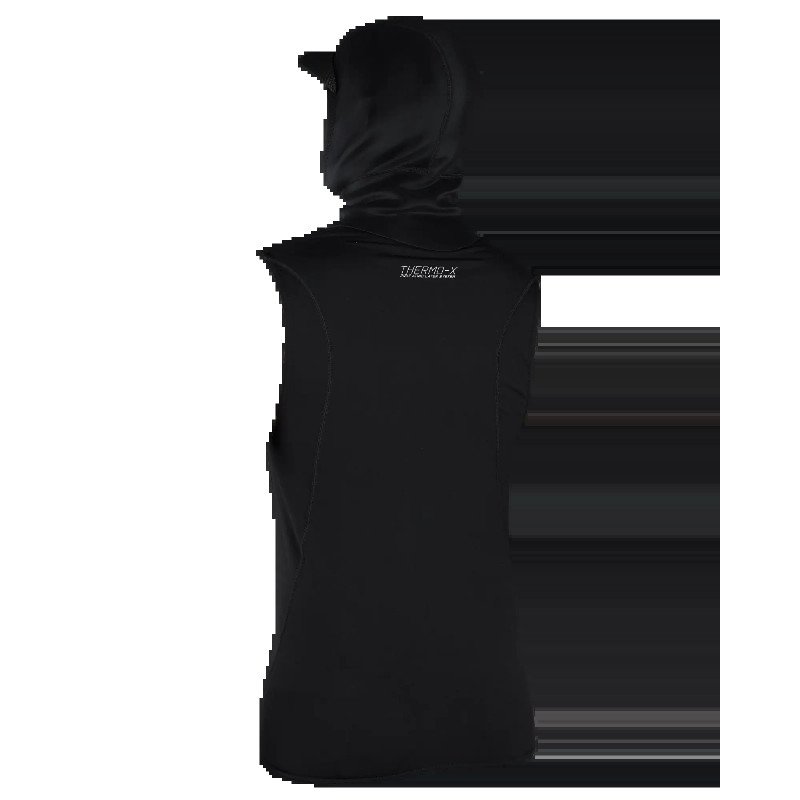 ThermoX Hooded Rash Vest in Black