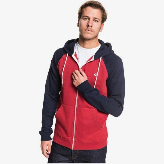 EVERYDAY - ZIP-UP HOODIE FOR MEN RED