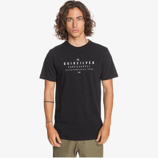 Quiksilver Half Past T Shirt For Men Black