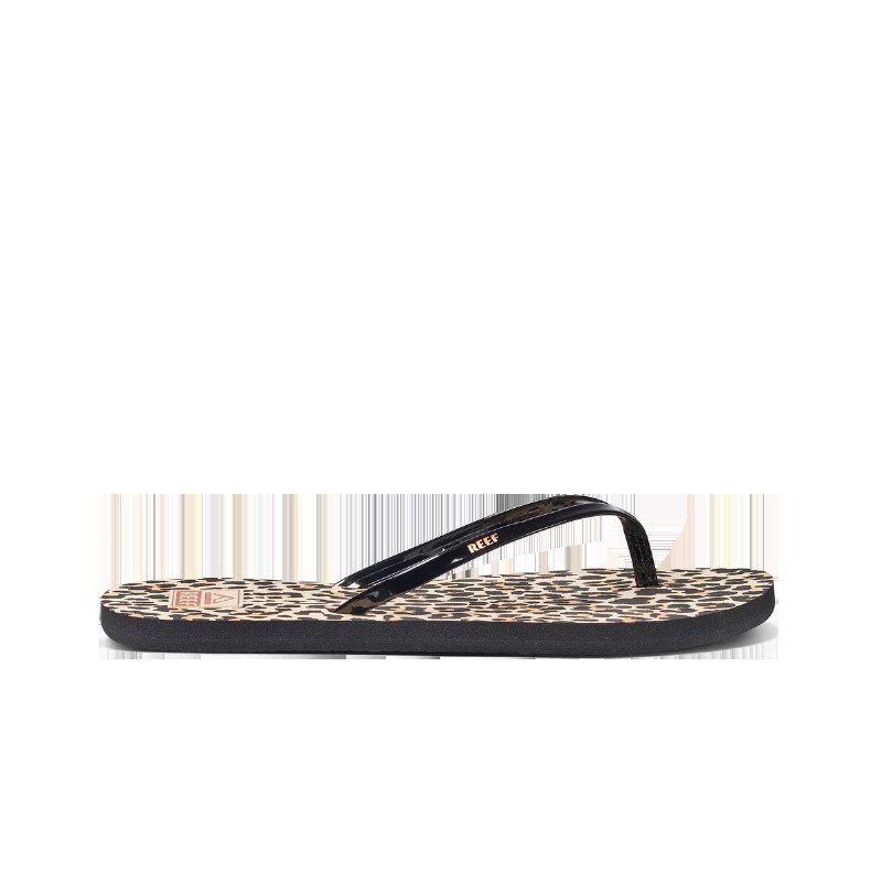 Bliss-Full Flip Flops in Classic Leopard