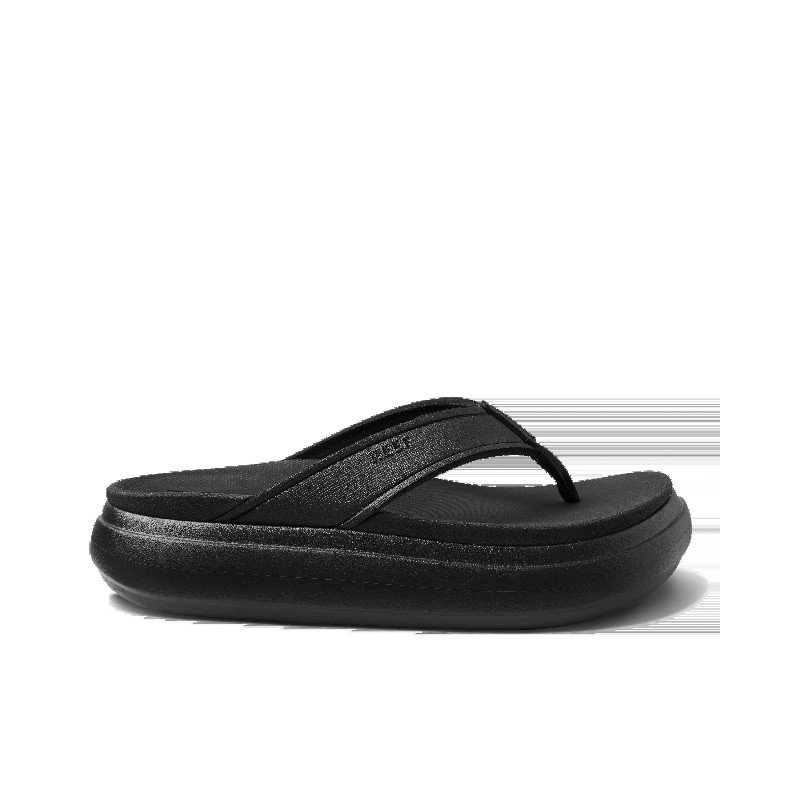 Cushion Bondi Flip Flops in Black & Black