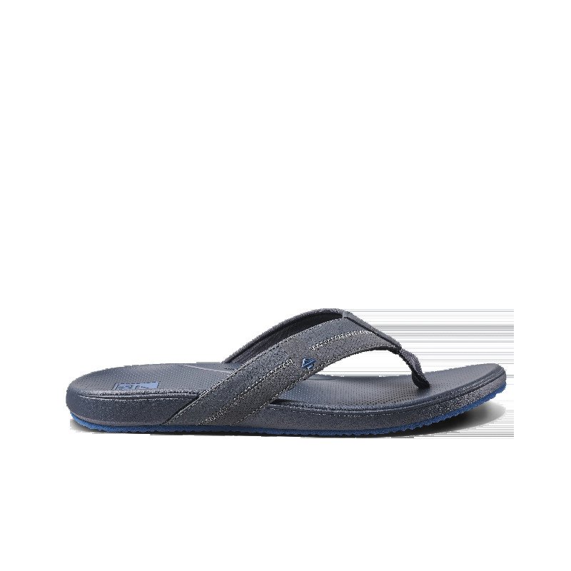 Cushion Phantom Flip Flops in Grey & Blue