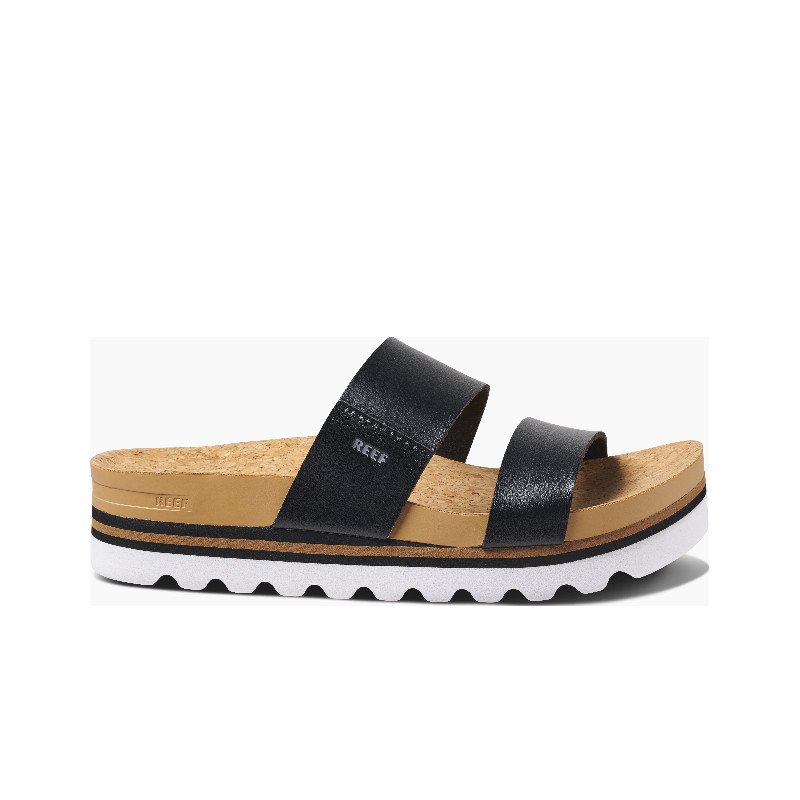 Cushion Vista Hi Sandals in Black