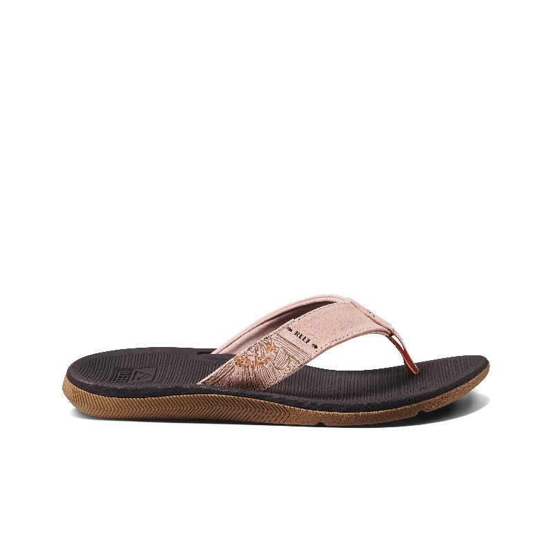 Santa Ana Flip Flops in Peach Parfait